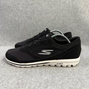 Skechers Womens Size 8.5 Go Walk Classic Black White Casual Running Sneakers